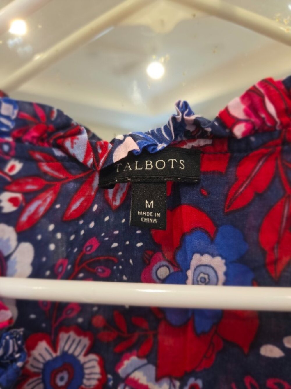 Talbots Ruffled-Neck coverup - Picture 2 of 4